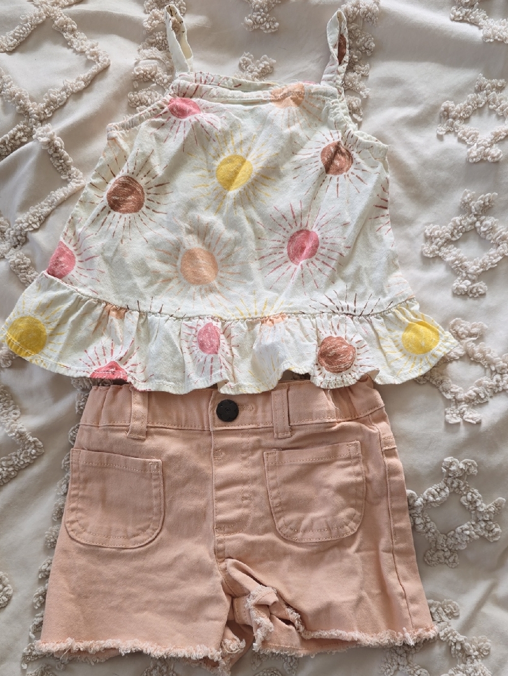 Girls Tank Top & Shorts Set